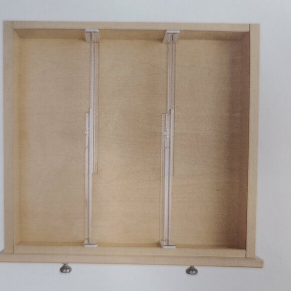 Drawer Dividers IDesign Set of 2 Clear NEW - Picture 13 of 15